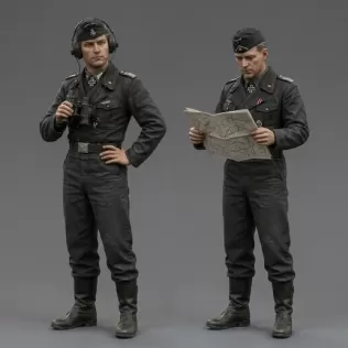 WWII German Tank Crew & Infantry Officer – STL Pack