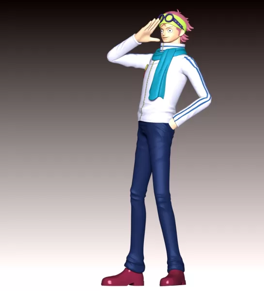 Captain Coby - One Piece - Model preview 5