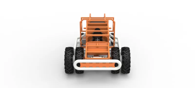 Racing Combine Harvester Base Scale 1:25 - Model preview 8