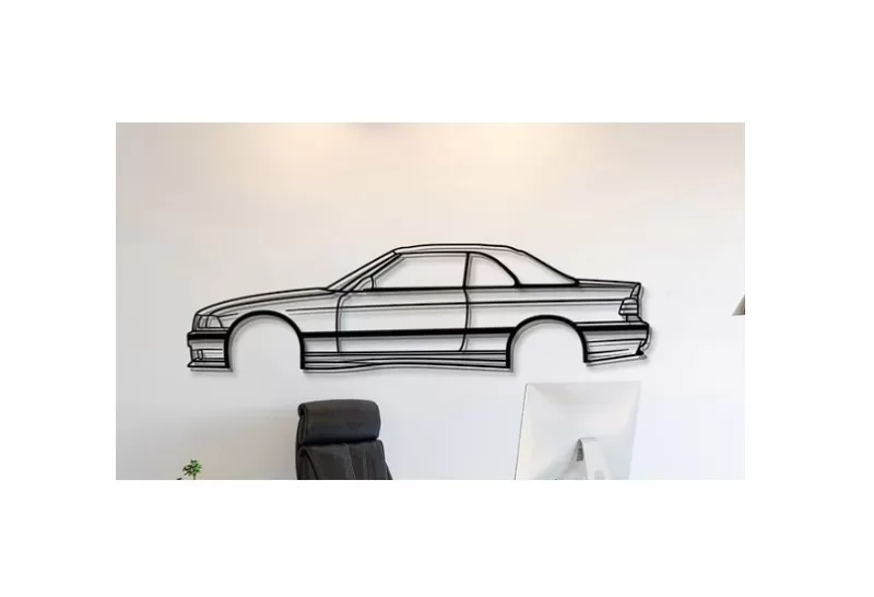 BMW - E36 capote Wall Art - Model preview 1