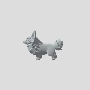 Fluffmane Corgi - Model thumbnail 2