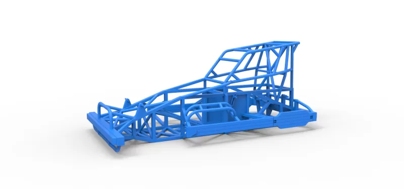 Frame of New Zealand Superstock car Version 4 Scale 1:25 - Model preview 1