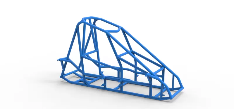Frame of Quarter Midget Scale 1:16 - Model preview 15