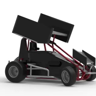 New Zealand Minisprint while turning Scale 1:25 - Model thumbnail 25