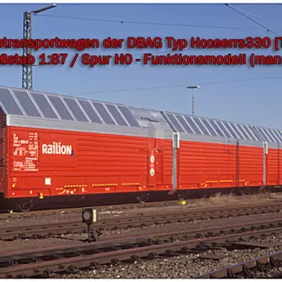 1:87 Spur H0 - Autotransportwagen der DBAG Typ Hcceerrs330 - Model thumbnail 19