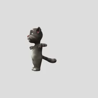 Talking Tom HeadpokefallL - Model thumbnail 2