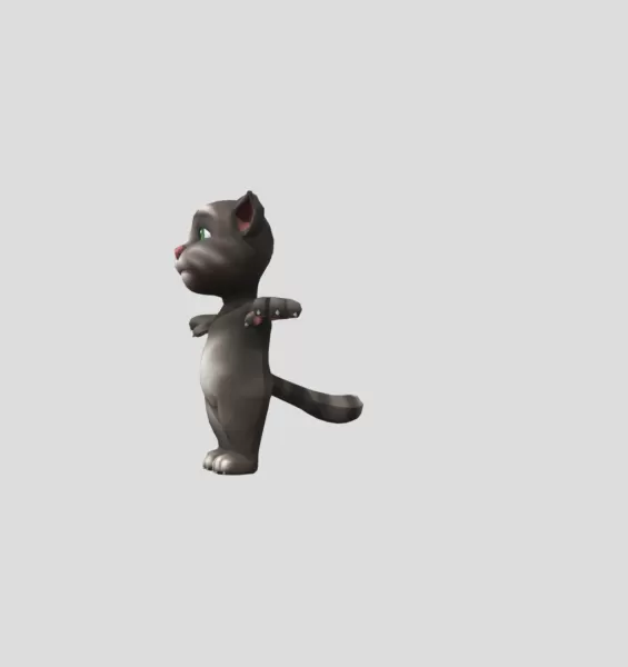 Talking Tom HeadpokefallL - Model preview 2