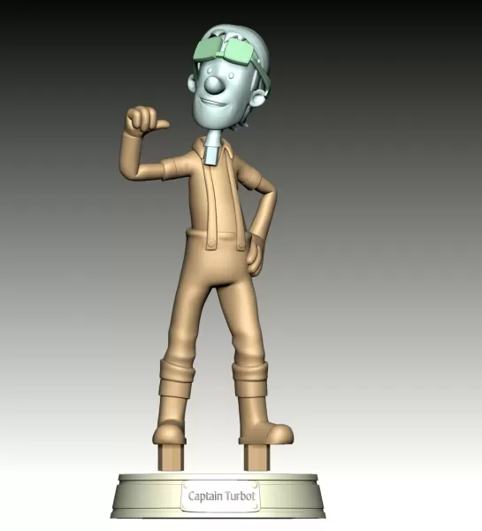 Captain Turbot Fan Art - Model preview 10