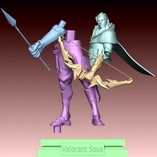 Sova Valorant FanArt - Model thumbnail 10