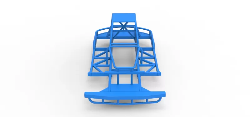 Frame of New Zealand Vintage Stock car Scale 1:25 - Model preview 6