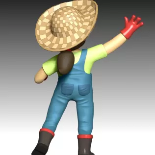 Farmer Yumi Fan Art - Model thumbnail 8