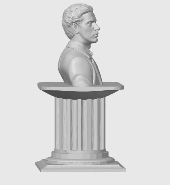 Vasil Levski 3d STL (Васил Левски) - Model preview 5