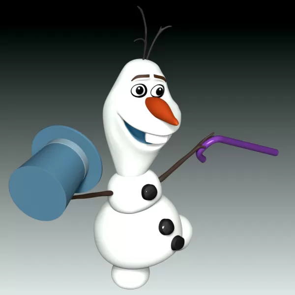 Olaf Frozen - Model preview 3