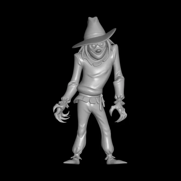 Halloween scarecrow STL File, 3D Printing Model - Model preview 1