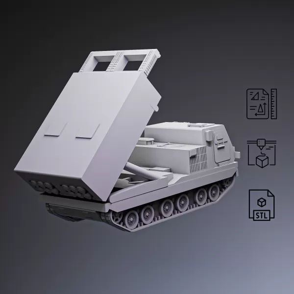 M270 MLRS Rocket System #RoZ - Model preview 4