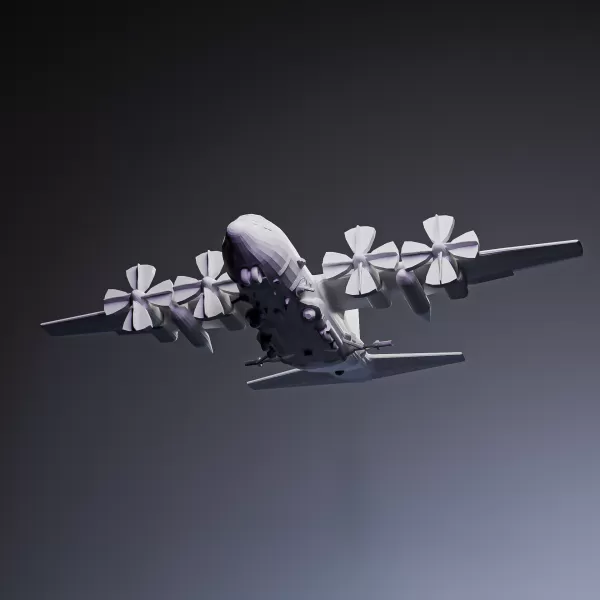AC-130 Gunship #RoZ - Model preview 1