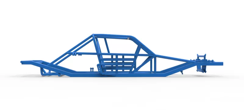 Frame of Vintage Asphalt Modified stock car Version 3 Scale 1:25 - Model preview 16