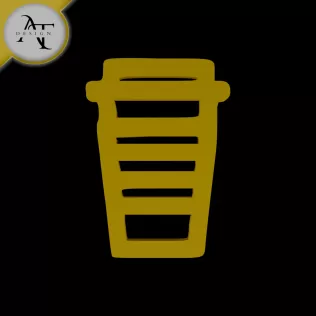 Simple Coffee Cup Symbol - 2D Art