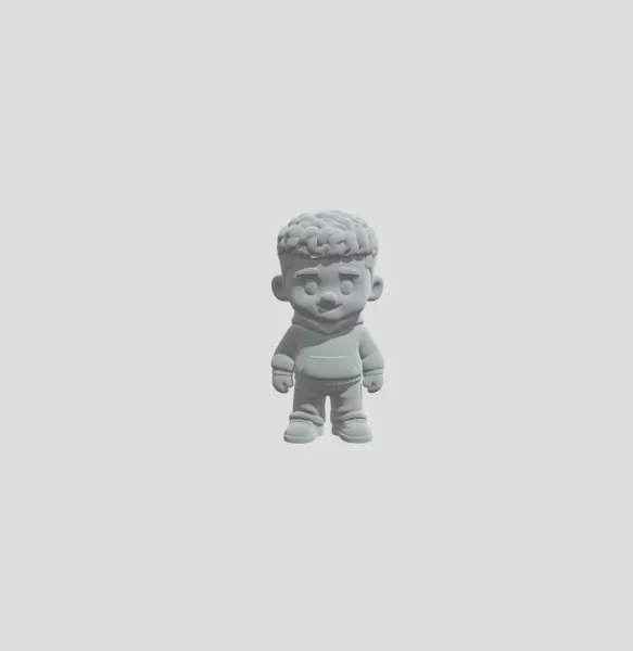 Cozy Hoodie Kid - Model preview 1