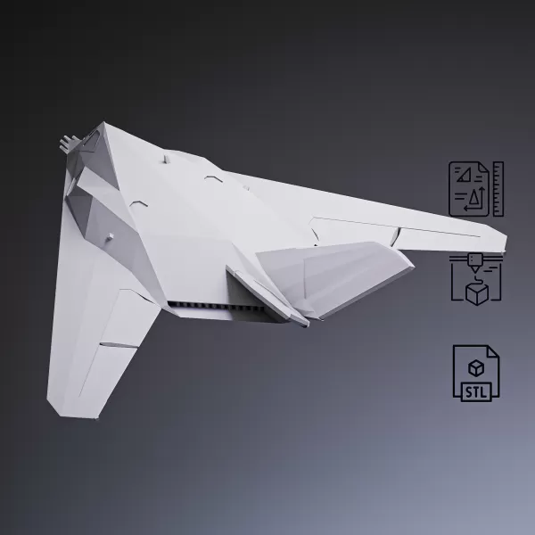 F-117 Nighthawk Stealth Aircraft #RoZ - Model preview 4