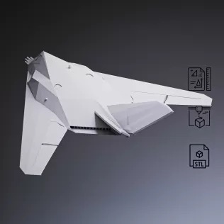 F-117 Nighthawk Stealth Aircraft #RoZ - Model thumbnail 4