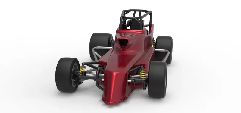 Pavement Silver Crown Car Version 2 Scale 1:25 - Model preview 5