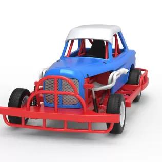 New Zealand Vintage Stock car Scale 1:25 - Model thumbnail 5