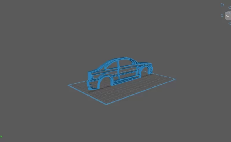 BMW - E46 M3 Wall Art - Model preview 2