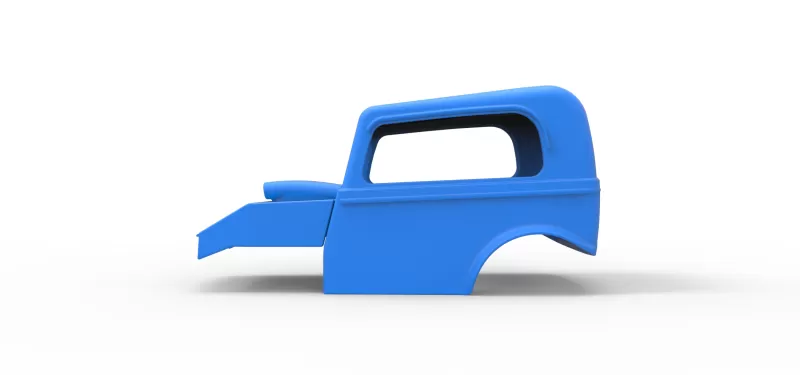 Shell of New Zealand Ministock car Scale 1:25 - Model preview 7