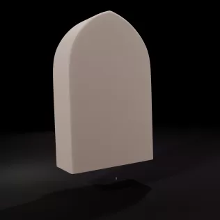 Chibi Saint John the Evangelist Gothic Arch Relief