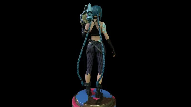 Jinx from arcane - Model preview 5