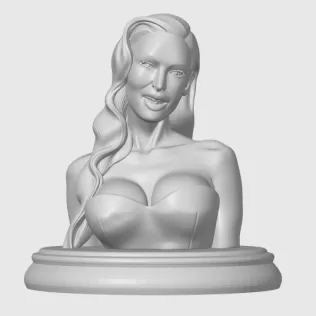 Megan Fox 3D Bust Print - Model thumbnail 8