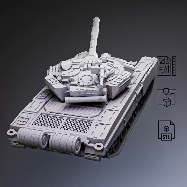 T-72 Main Battle Tank #RoZ - Model preview 4
