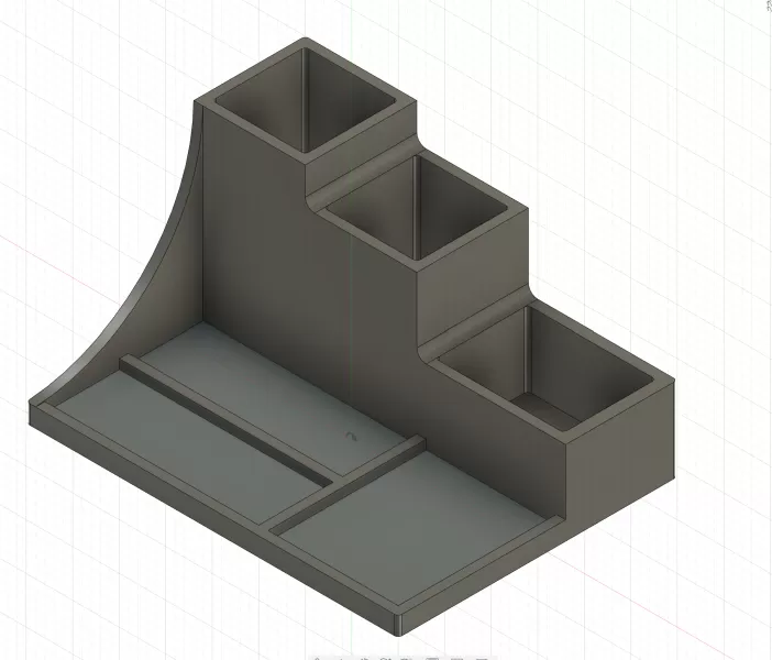 desk organiser - Model preview 1