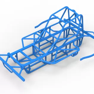Frame of BriSCA Micro Formula 2 Stock Car Scale 1:16 - Model thumbnail 19
