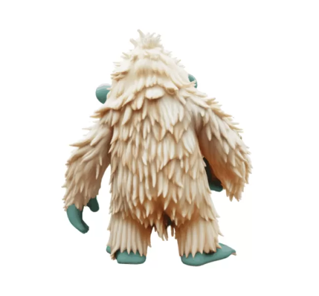 a clay yeti - Model preview 1