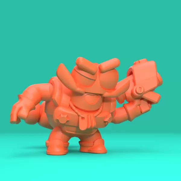 Clancy (Original) - Brawl Stars - Model preview 1