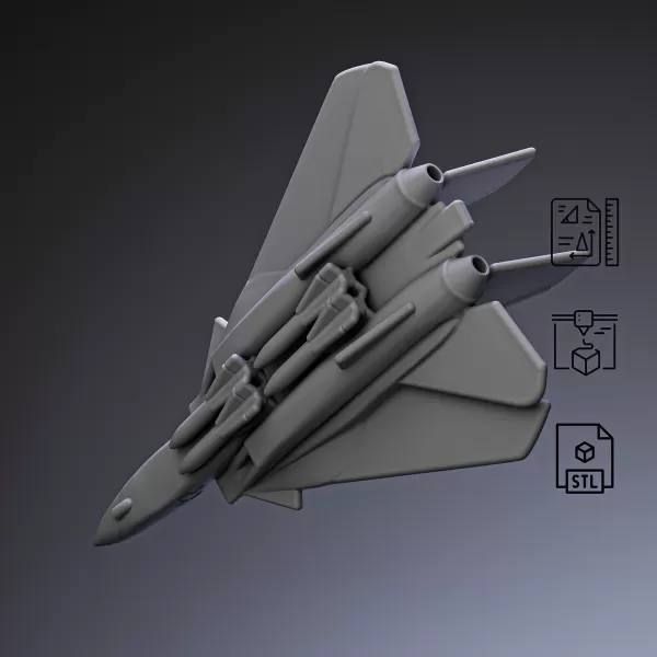 F-14 Fighter Jet #RoZ - Model preview 7