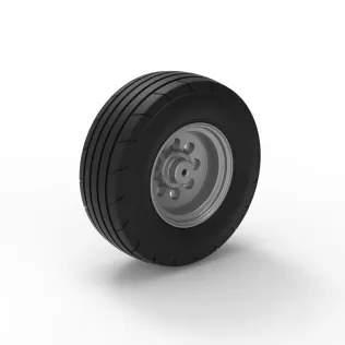 Front tractor wheel Version 4 Scale 1:25 - Model thumbnail 8