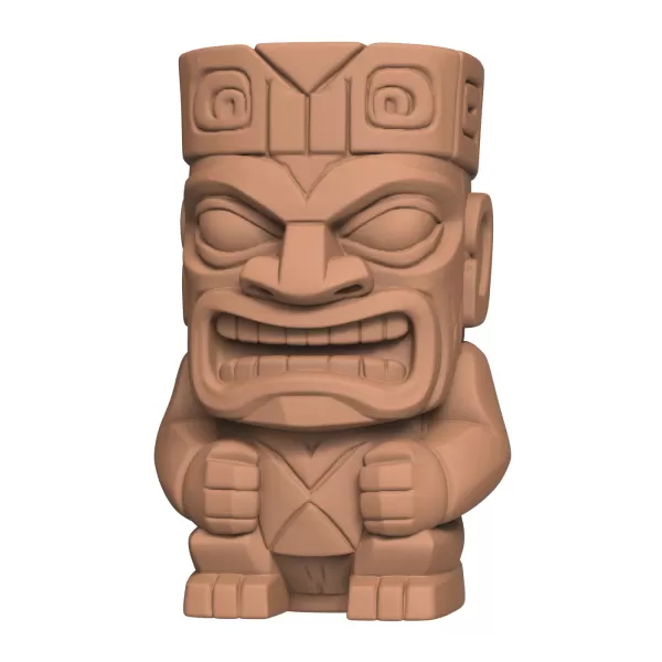 3D Printable Maya Stelae Statue - Model preview 1
