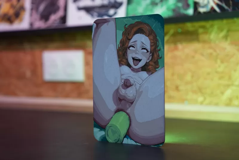 FUTA BEACH DILDO CHASTITY [NSWF HueForge] - Model preview 3