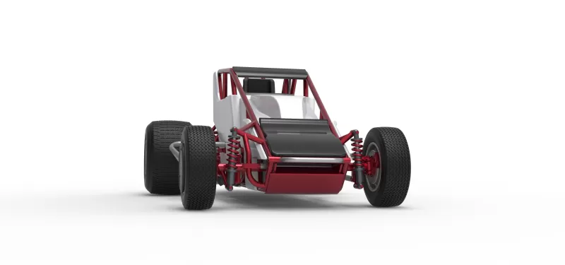 Dirt Silver Crown Car Scale 1:25 - Model preview 27