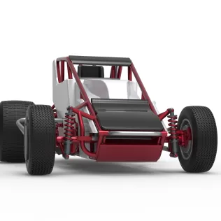 Dirt Silver Crown Car Scale 1:25 - Model thumbnail 27