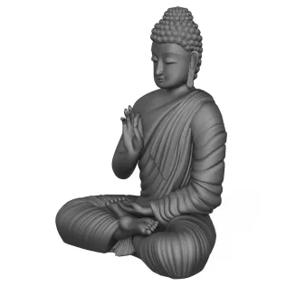 Lord Buddha Statue - Model thumbnail 2