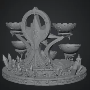 Astral Constellation Offering Sanctuary STL File for 3D Print - Model thumbnail 17