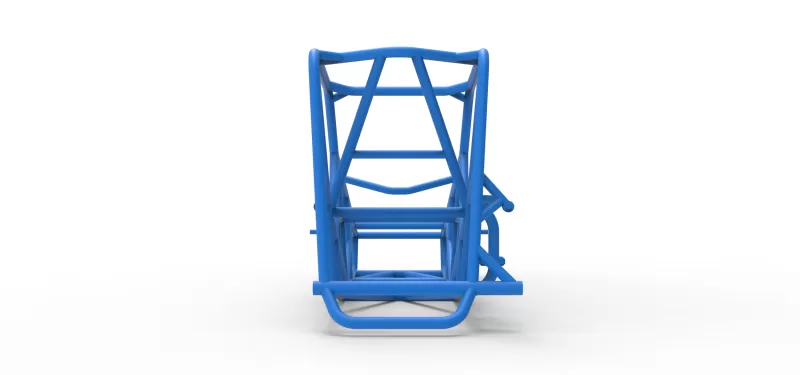 Frame of Silver Crown Car Version 3 Scale 1:25 - Model preview 12