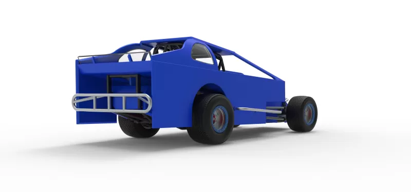 Northeast Dirt Modified stock car Version 2 Scale 1:25 - Model preview 19