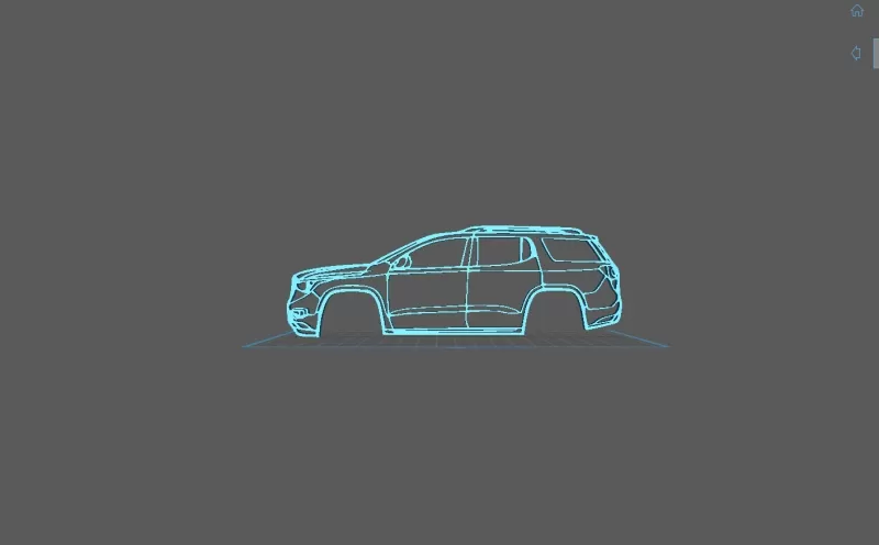 GMC - Acadia 2017 Wall Art - Model preview 1