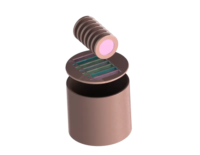 Montessori Interactive Color and Shape Sorting Kit 4-in-1 Set 3D - Model preview 19