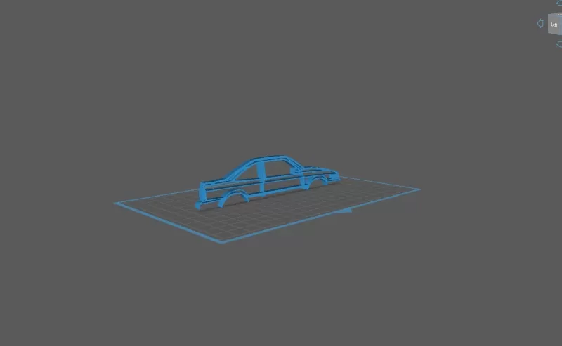 Chevrolet - Cavalier 1989 Wall Art - Model preview 2